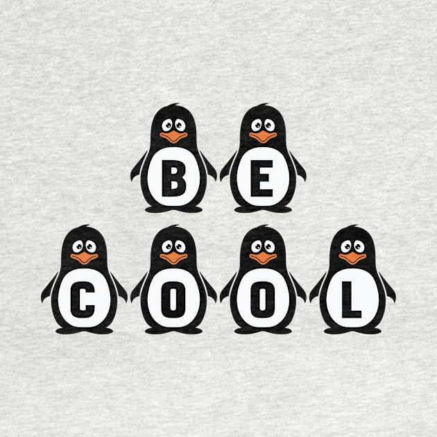 "Be Cool" Penguins by Whoopsidoodle